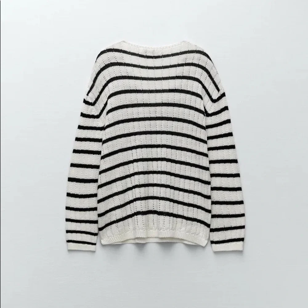 Zara linen blend knit sweater - Picture 8 of 10